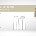High Waisted Jeans Sewing Pattern | Flared, Classic & Handmade